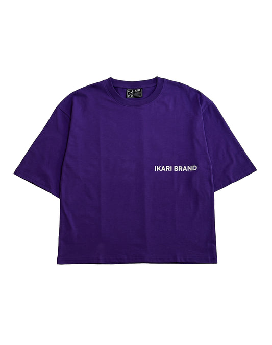 WORN IKA - BOXY INTENSE PURPLE TEE
