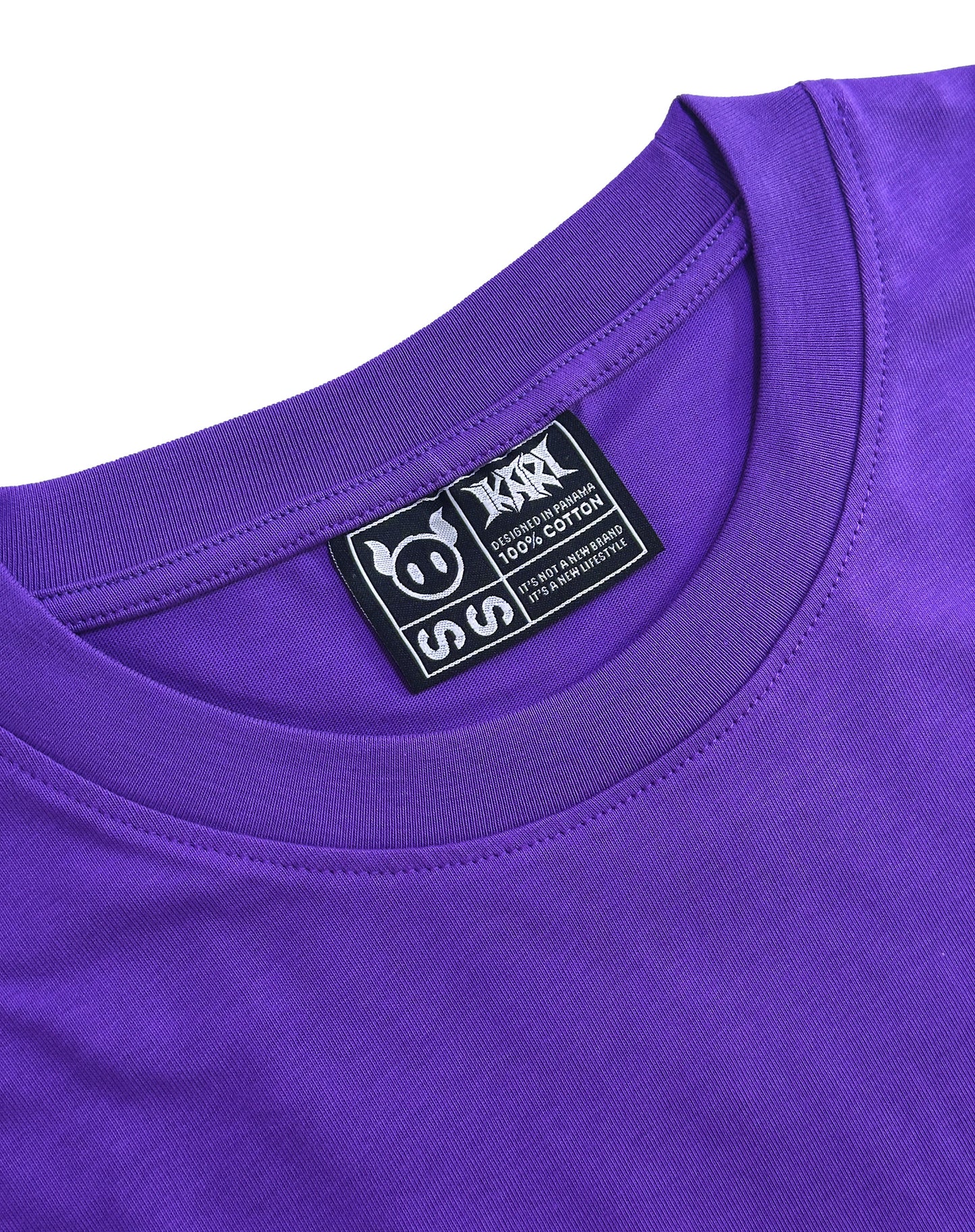 WORN IKA - BOXY INTENSE PURPLE TEE